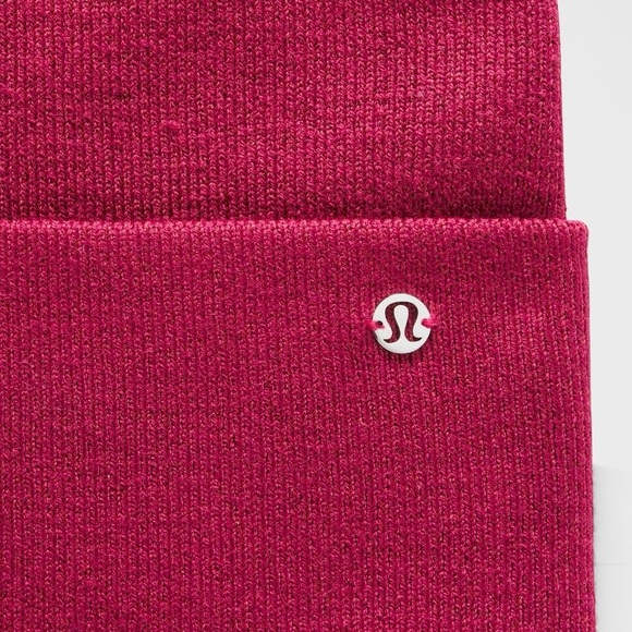 lululemon Warm Revelation Beanie Shine - Berry Rumble main image 6